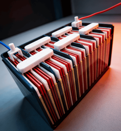 Lead carbon battery internal structure